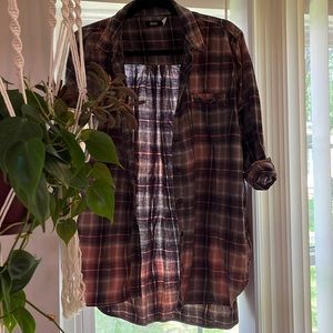 Bleached flannel